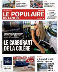 Portada de Le Populaire du Centre (Francia)