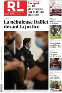 Portada de Le Republicain Lorrain (France)