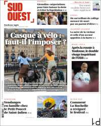 Portada de Sud Ouest (Francia)