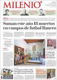 Portada de Milenio de León (Mexico)