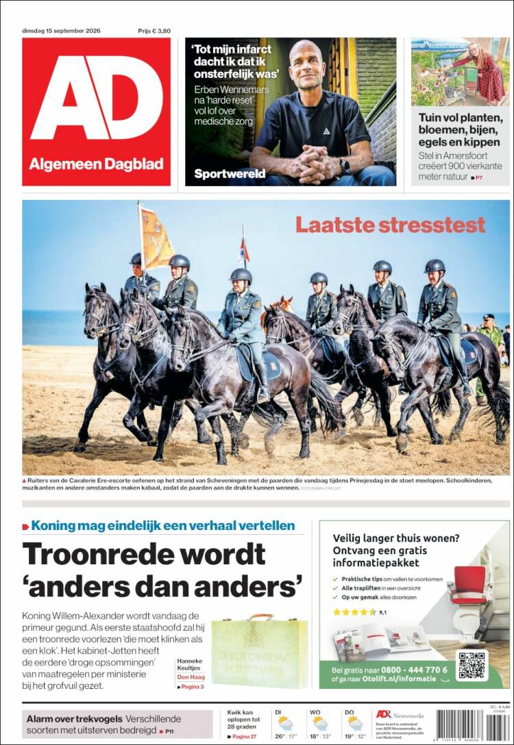 Portada de AD (Pa&iacute;ses Bajos)