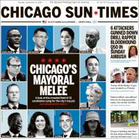 Portada de Chicago Sun-Times (&Eacute;tats-Unis)