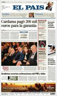 Portada de El País (Uruguay)