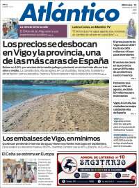 Portada de Atlántico Diario (Espa&ntilde;a)