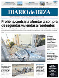 Portada de Diario de Ibiza (Espa&ntilde;a)