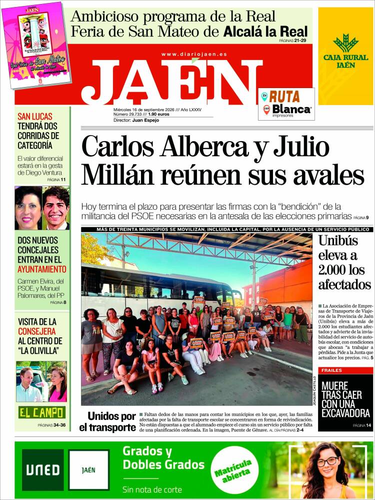 Portada de Diario Jaén (Espa&ntilde;a)