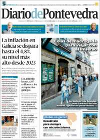 Portada de Diario de Pontevedra (Espa&ntilde;a)