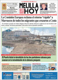 Portada de Melilla Hoy (Espa&ntilde;a)