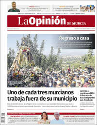 Portada de La Opinión de Murcia (Espa&ntilde;a)