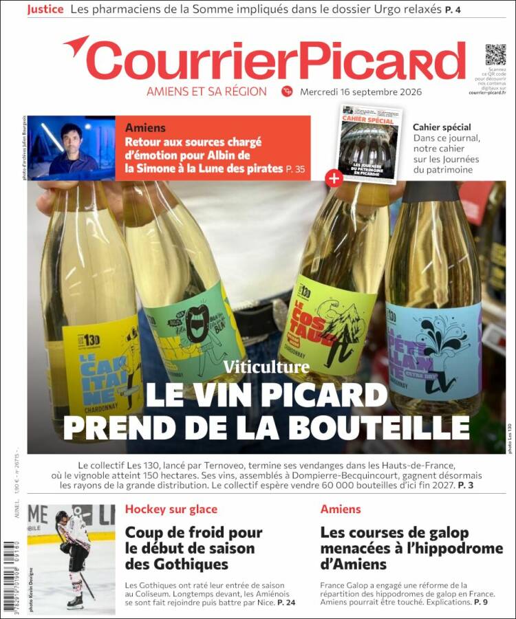 Portada de Courrier Picard (France)