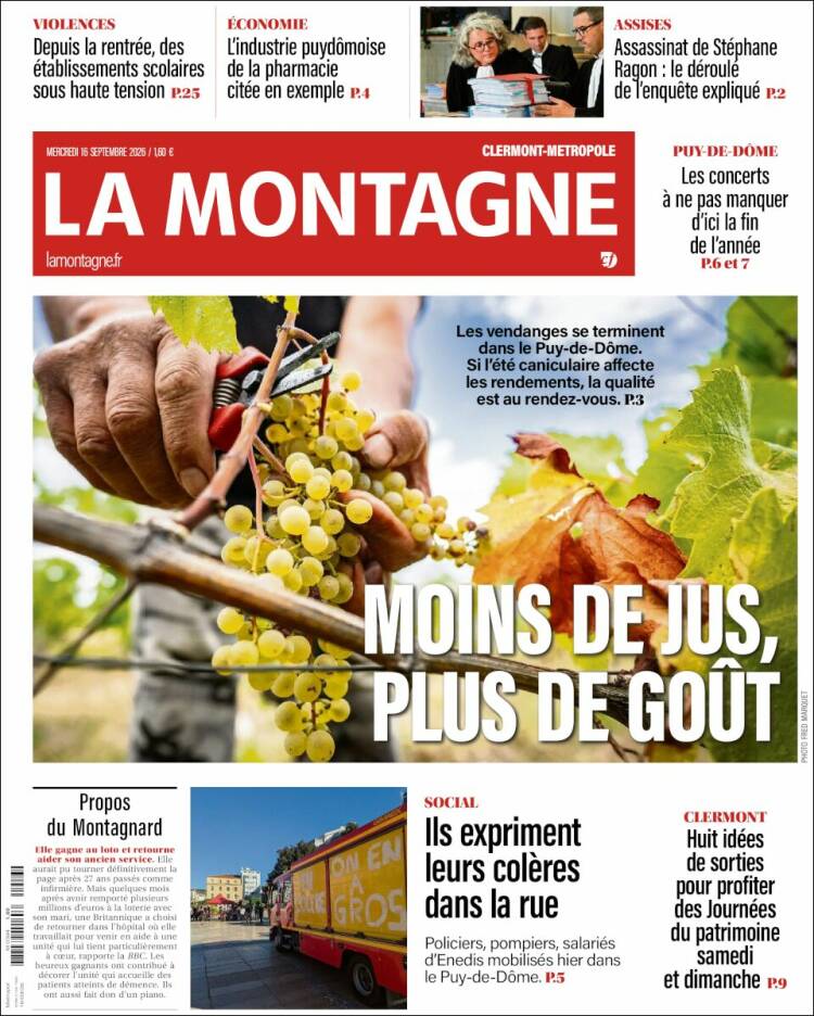 Portada de La Montagne (Francia)