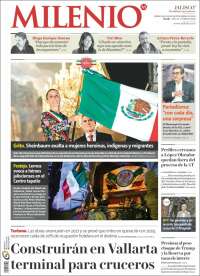 Portada de Milenio - Jalisco (M&eacute;xico)