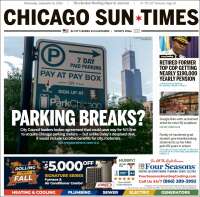 Portada de Chicago Sun-Times (&Eacute;tats-Unis)