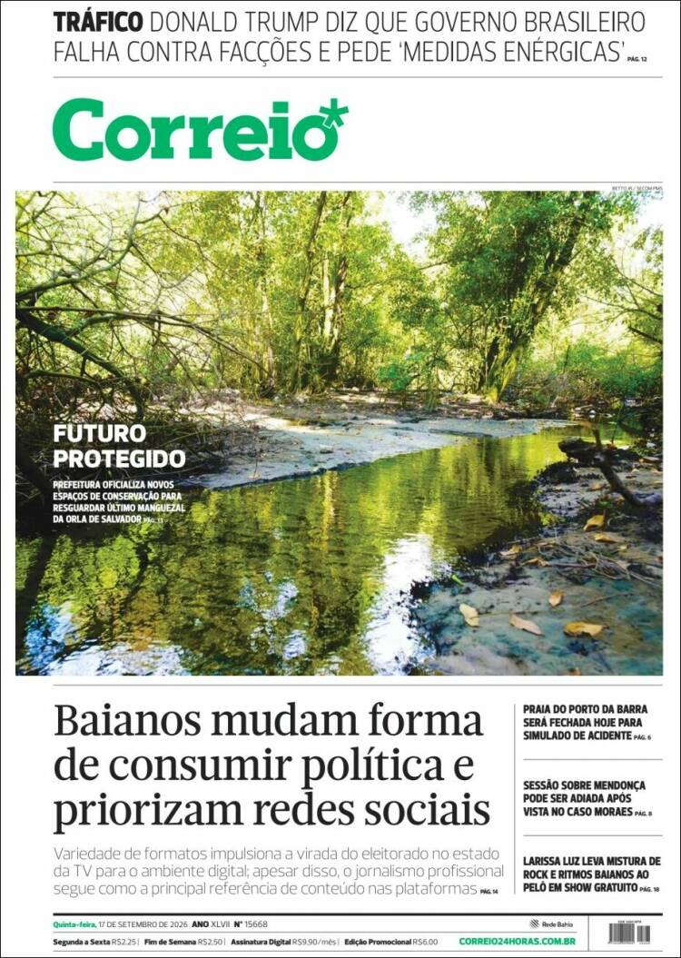 Portada de Correio* (Brasil)