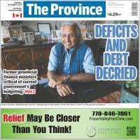 Portada de The Province (Canad&aacute;)