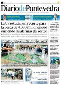 Portada de Diario de Pontevedra (Espa&ntilde;a)
