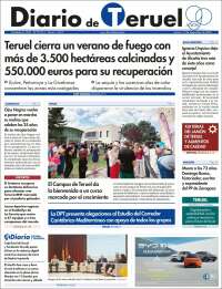 Portada de Diario de Teruel (Espa&ntilde;a)