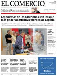Portada de El Comercio - Gijón (Espa&ntilde;a)