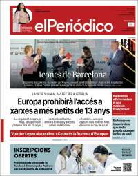 Portada de El Periódico de Catalunya (Espa&ntilde;a)