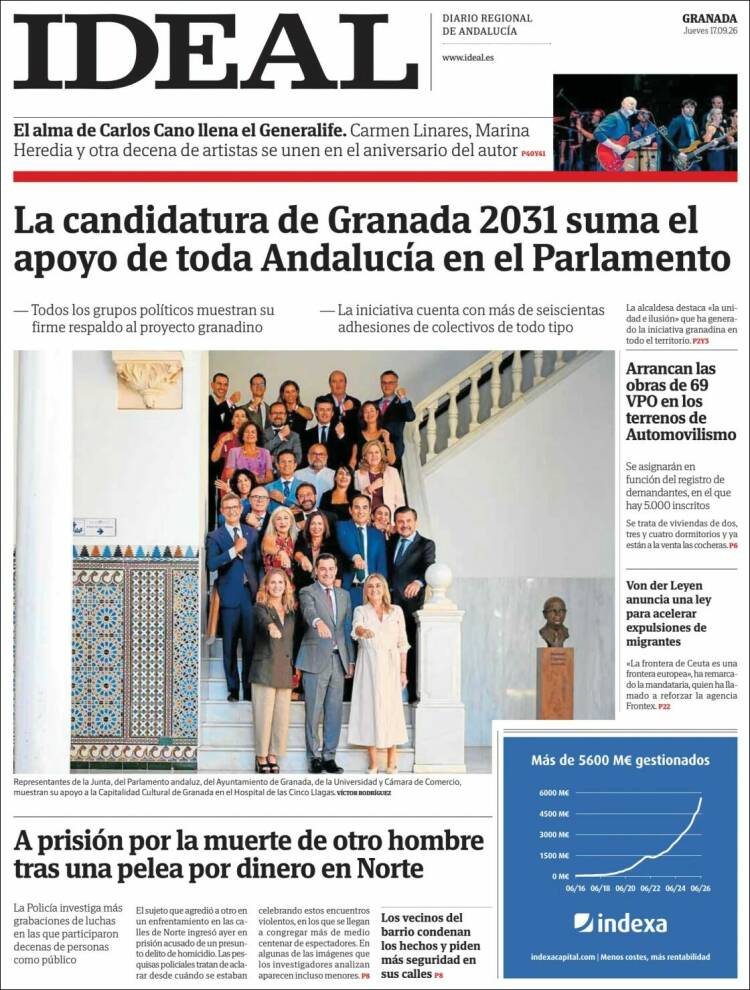 Portada de Ideal (Espagne)