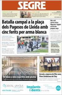Portada de Segre (Espa&ntilde;a)