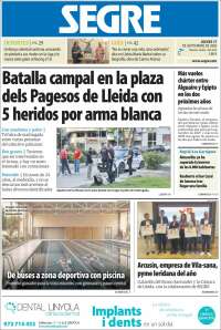 Portada de Segre  (Espa&ntilde;a)