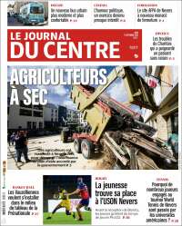 Portada de Le Journal du Centre (Francia)
