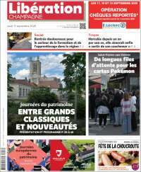 Portada de Libération Champagne (France)