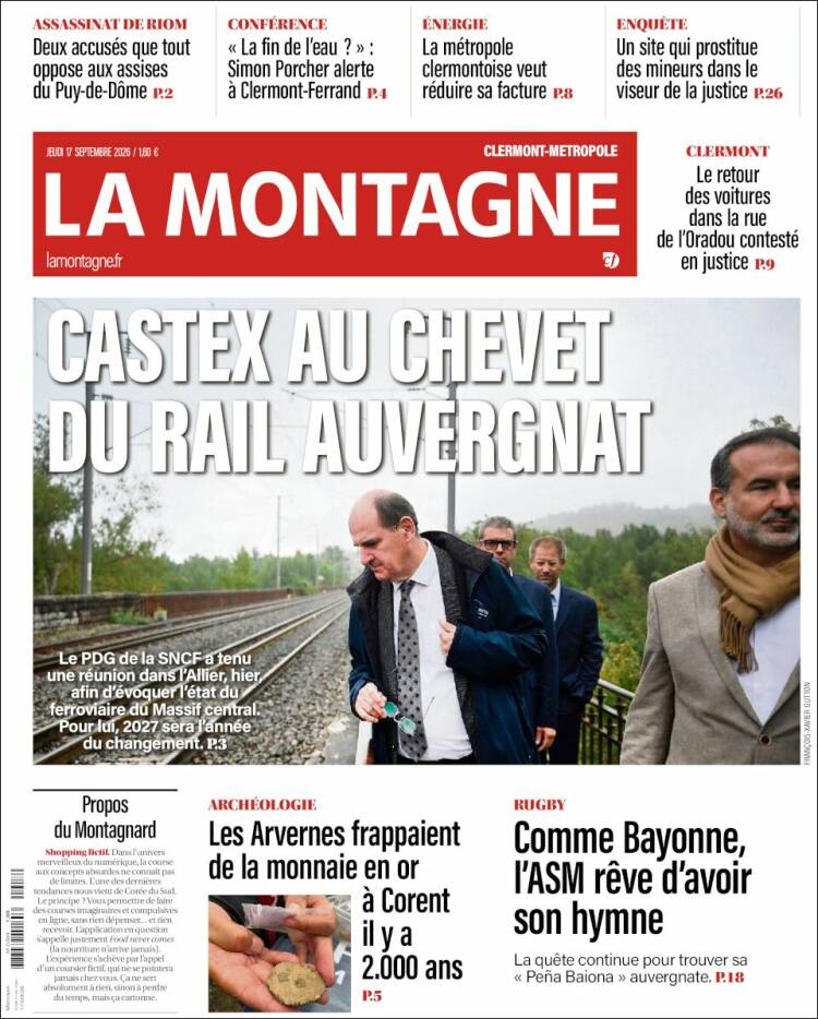 Portada de La Montagne (Francia)