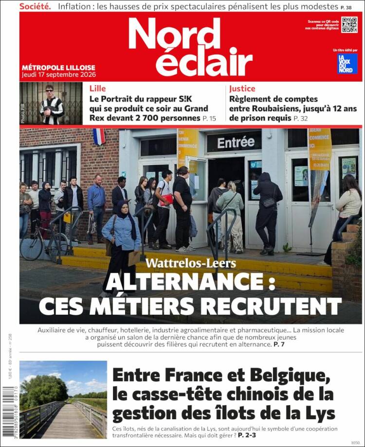 Portada de Nord Éclair (Francia)