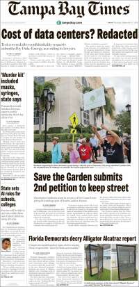 Portada de Tampa Bay Times (USA)