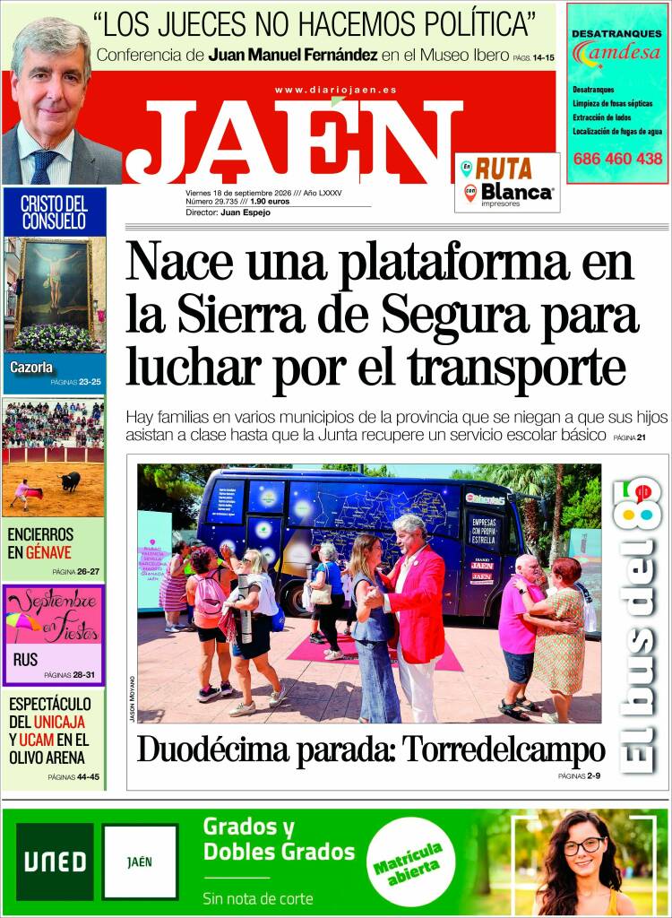 Portada de Diario Jaén (Espa&ntilde;a)