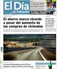 Portada de El Día de Valladolid (Espa&ntilde;a)