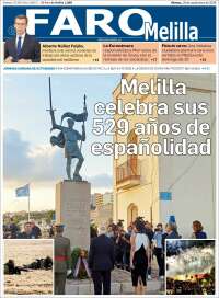 Portada de El Faro de Melilla (Espa&ntilde;a)
