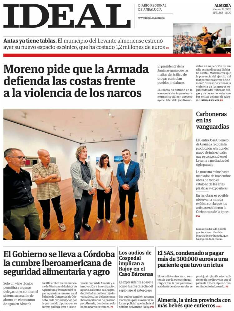 Portada de Ideal Almeria (Espa&ntilde;a)