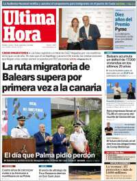 Portada de Última Hora (Espa&ntilde;a)
