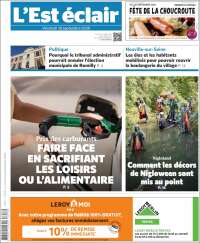 Portada de L'Est Eclair (France)