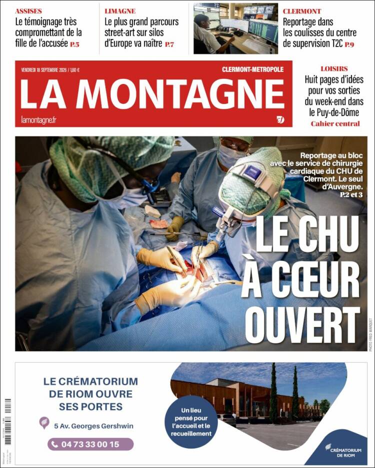 Portada de La Montagne (Francia)