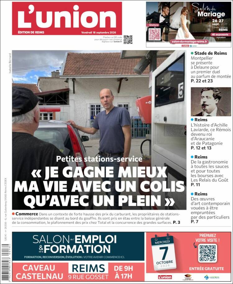 Portada de L'Union (Francia)