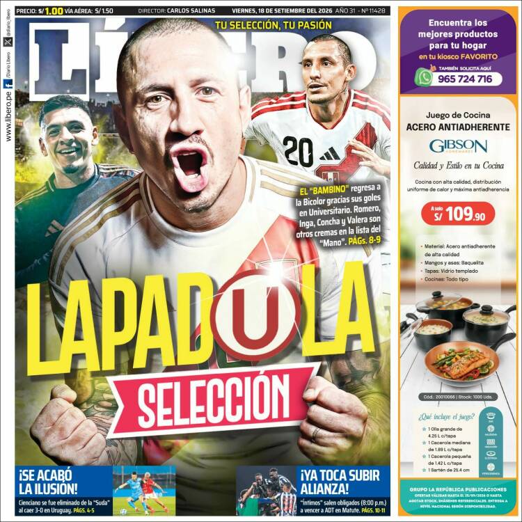Portada de Líbero (Per&uacute;)