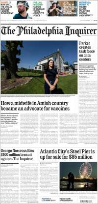 Portada de Philadelphia Inquirer (USA)