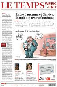 Portada de Le Matin (Suisse)