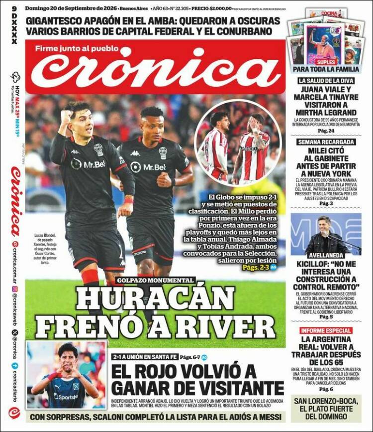 Portada de La Voz del Chaco (Argentina)