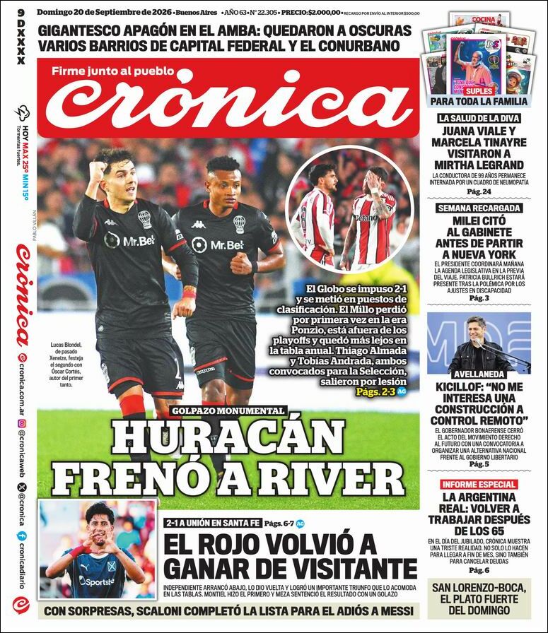 Tapa de La Voz del Chaco
