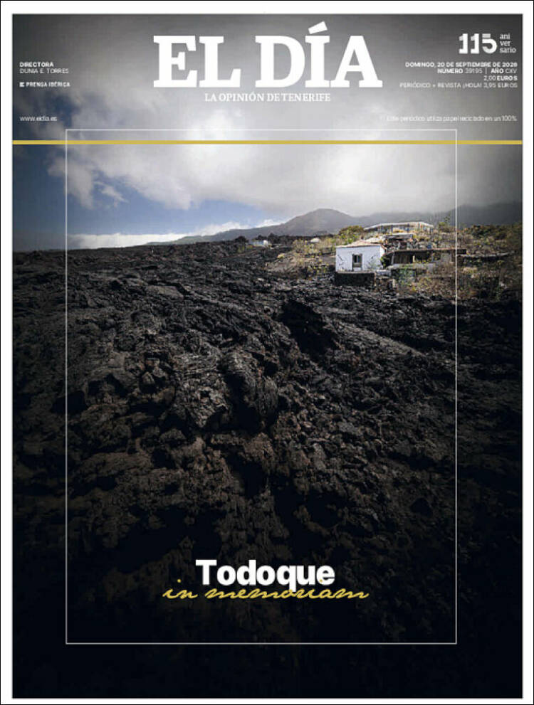 Portada de El Día (Espagne)