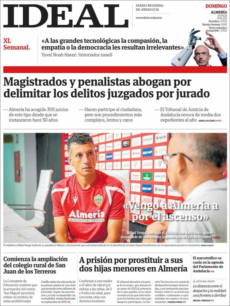 Portada de Ideal Almeria (Espa&ntilde;a)