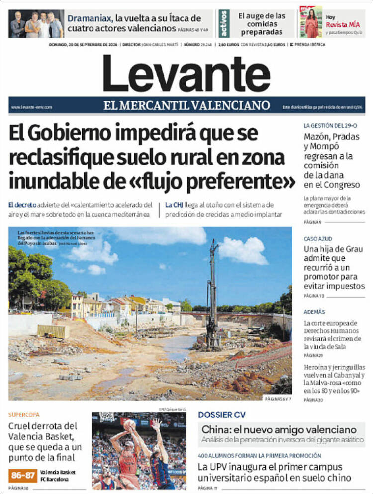 Portada de Levante (Espa&ntilde;a)