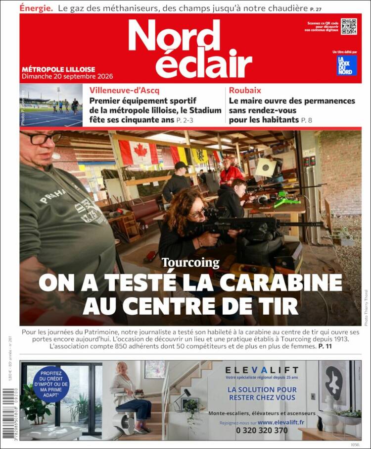 Portada de Nord Éclair (Francia)