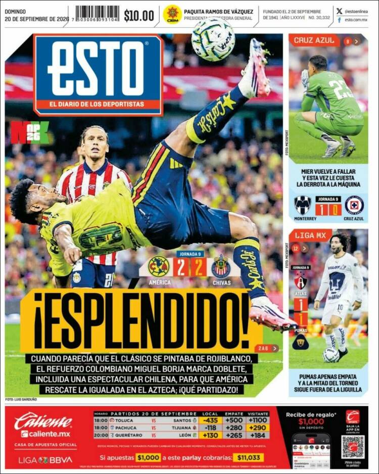Portada de Esto (M&eacute;xico)