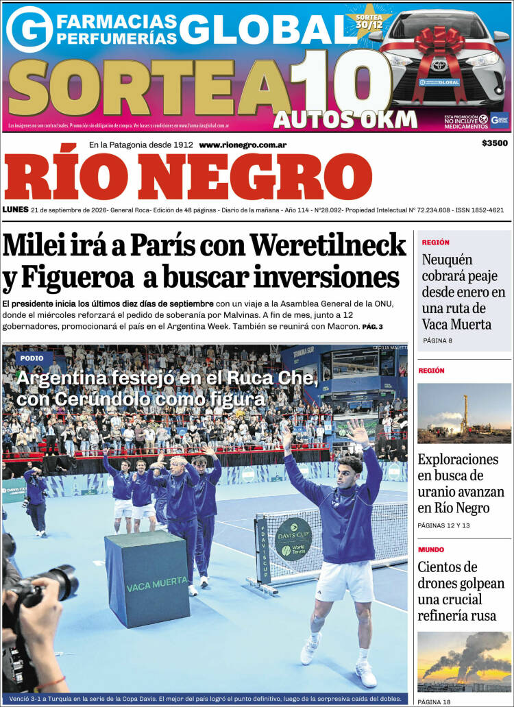 Portada de Rio Negro (Argentina)